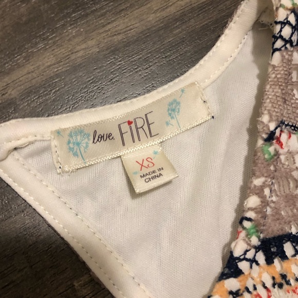 “Love Fire” Cap Sleeved A-line Woman’s Dress (XS) - Picture 11 of 11